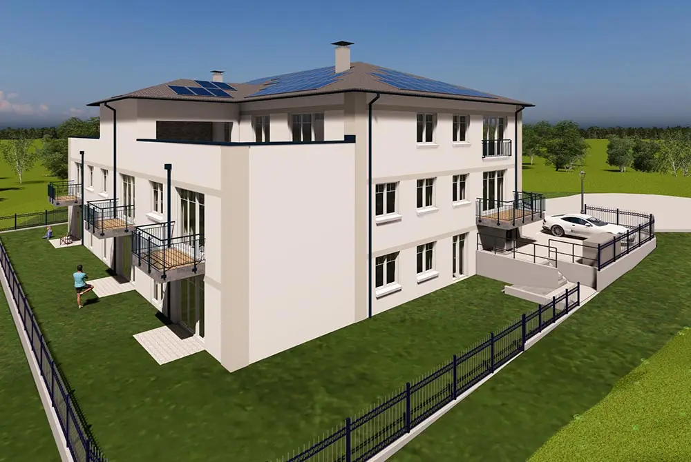 Mehrfamilienhaus in Jesteburg - Mietobjekt. Vermietung durch die Lion Immobilien GmbH - Immobilieninvestor in Hamburg, Landkreis Harburg und in Schleswig-Holstein. Ankauf von Grundstücken. Investoren für Immobilien Kapitalanlage und Mitgesellschafter für Neubauprojekte.